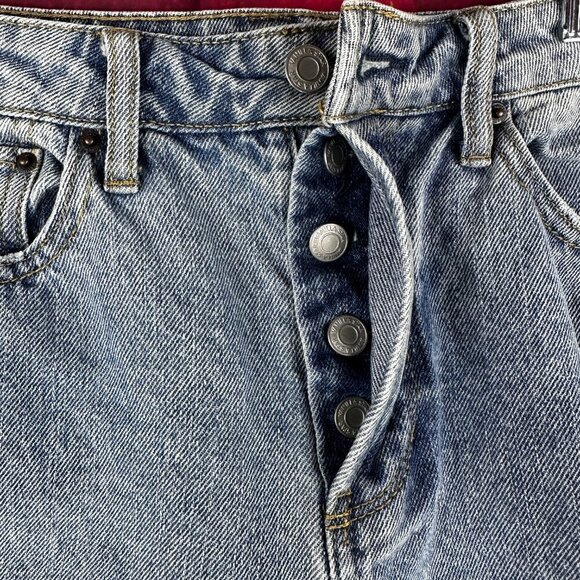 VANILLA STAR 90 s BOYFRIEND JUNIOR JEANS DISTRASSED LOOK,SIZE 9, HIGH RISE DENIM - Picture 4 of 14